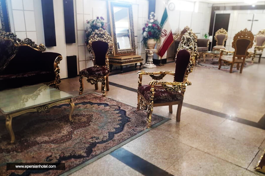 لابی هتل آپارتمان سفرا طلایی