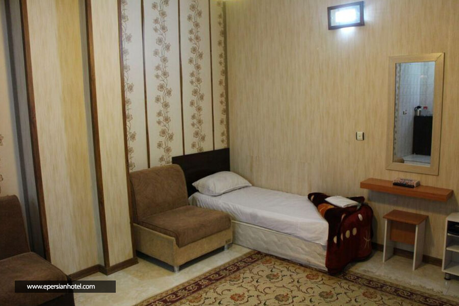هتل آپارتمان آذر مشهد اتاق یک تخته