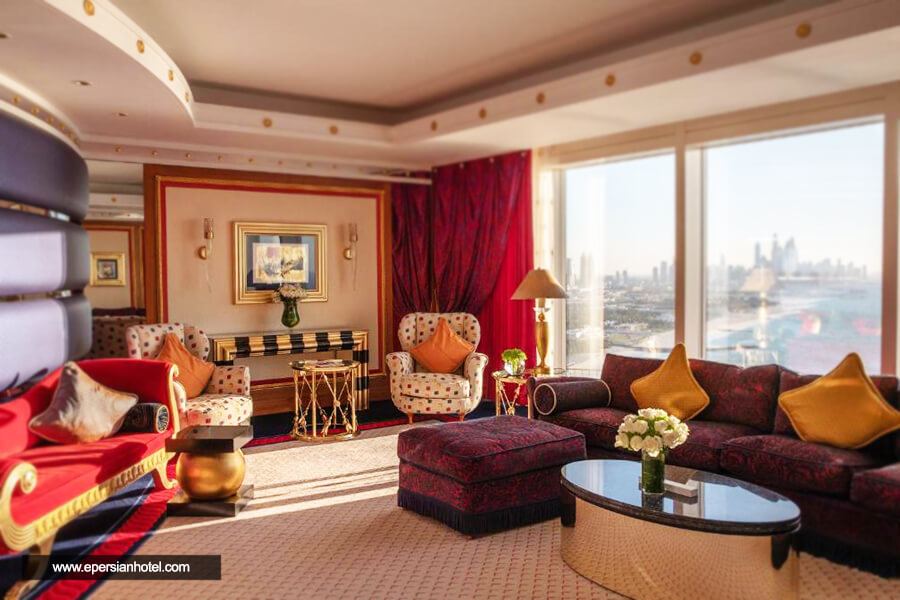 اتاق هتل برج العرب دبی