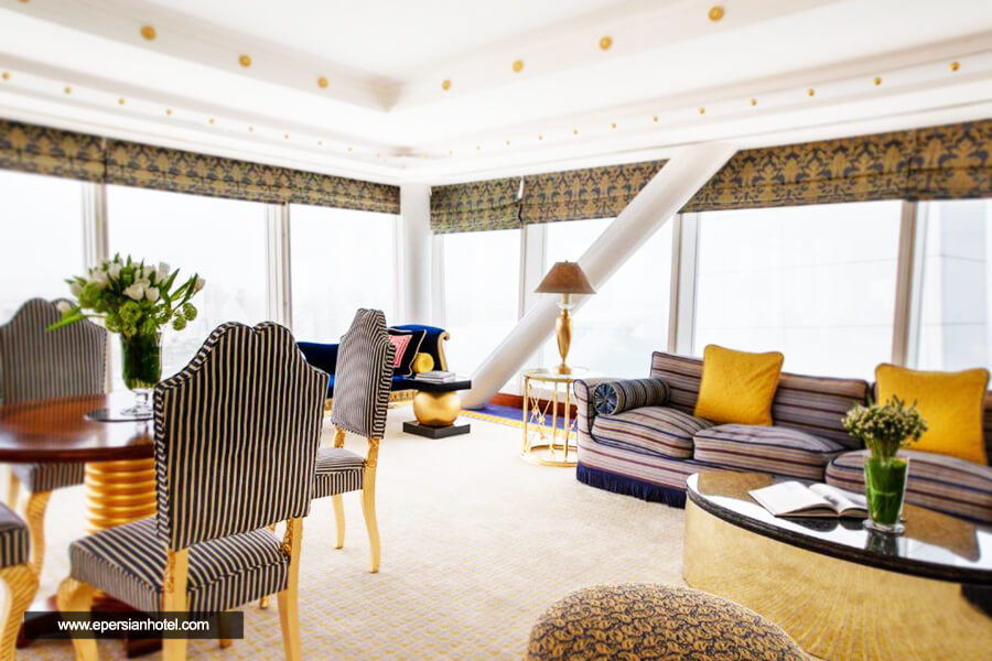 اتاق هتل برج العرب دبی