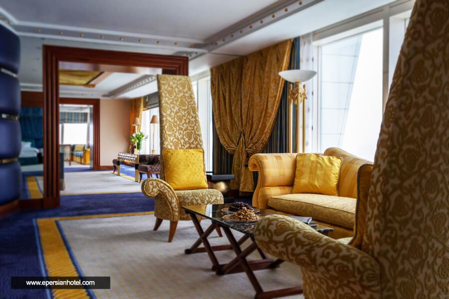 اتاق هتل برج العرب دبی