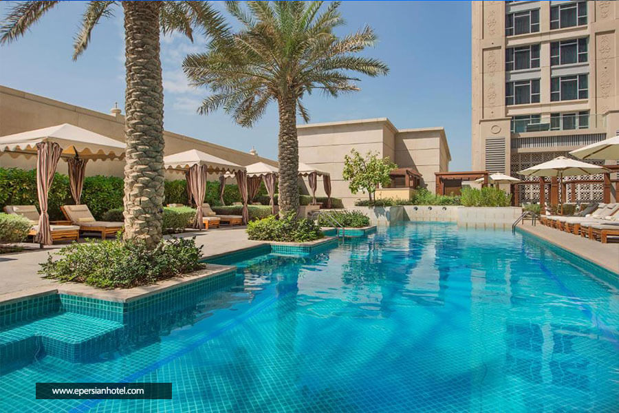 استخر هتل هیلتون الحبتور سیتی دبی