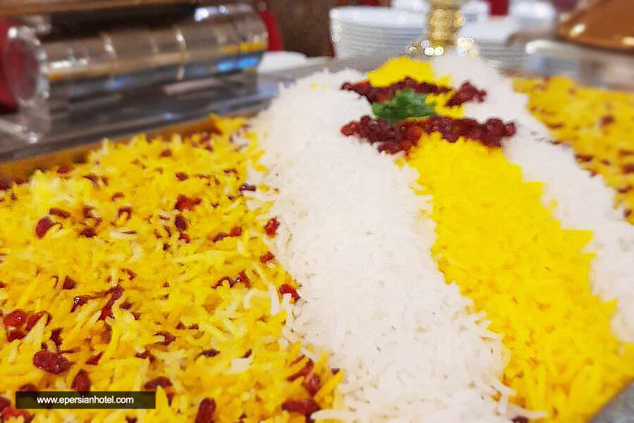 غذای هتل ایران زمین مشهد