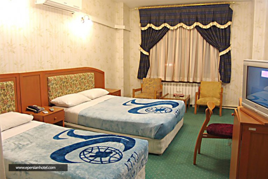هتل مهمانسرا جهانگردی شاهرود اتاق سه تخته