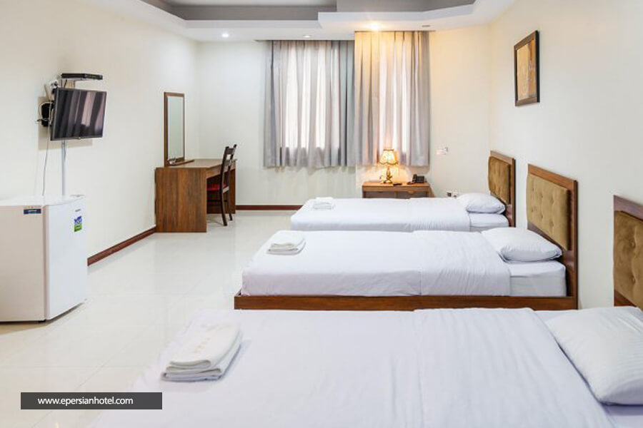 هتل آپارتمان جاده ابریشم تهران اتاق سه تخته