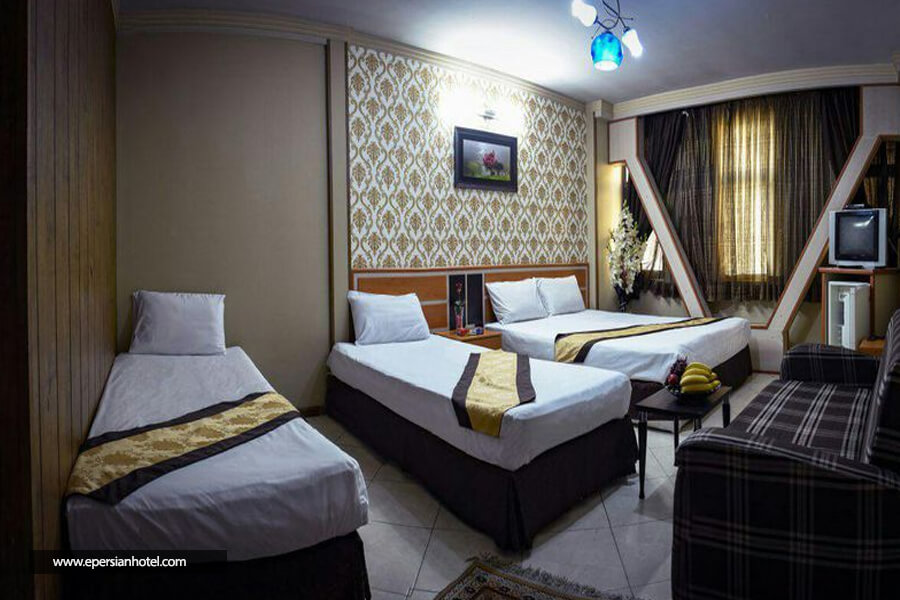 هتل آپارتمان پاویون مشهد اتاق چهارتخته