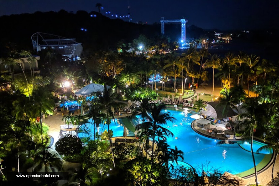 هتل شانگری لا راسا جزیره سنتوسا استخر