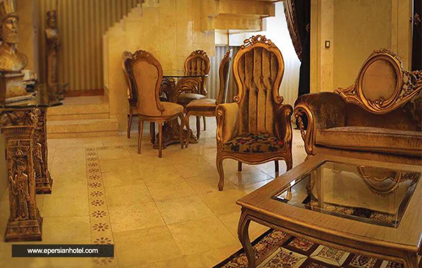 اتاق ایران باستان- یکی از اتاق های لوکس هتل 5 ستاره درویشی مشهد
