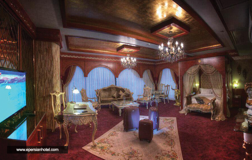اتاق لوکس هتل مجلل درویشی