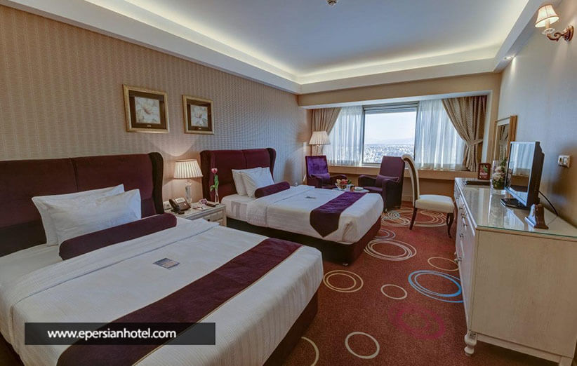 ​  اتاق توئین هتل بزرگ شیراز  ​