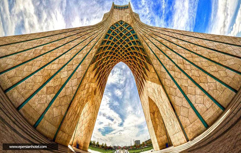 ابعاد برج آزادی تهران
