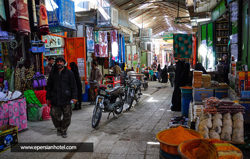کالاهای سنتی در بازار بلوچ های مشهد
