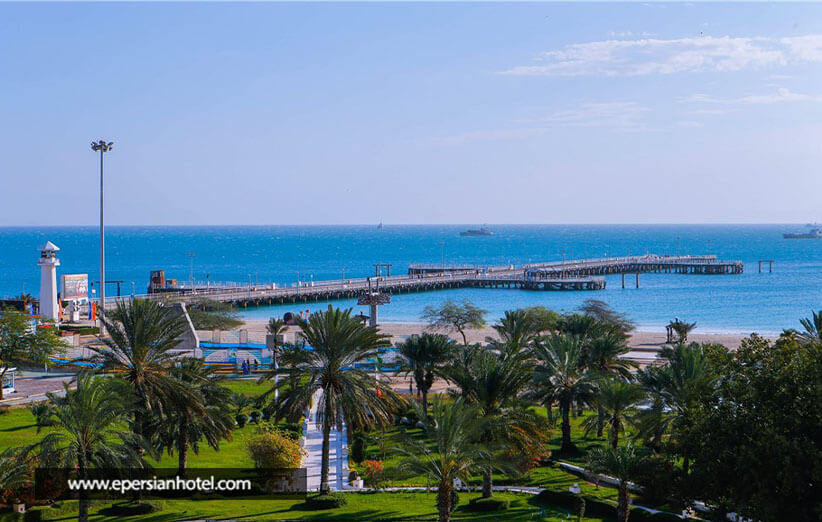 نمای جزیره زیبا کیش