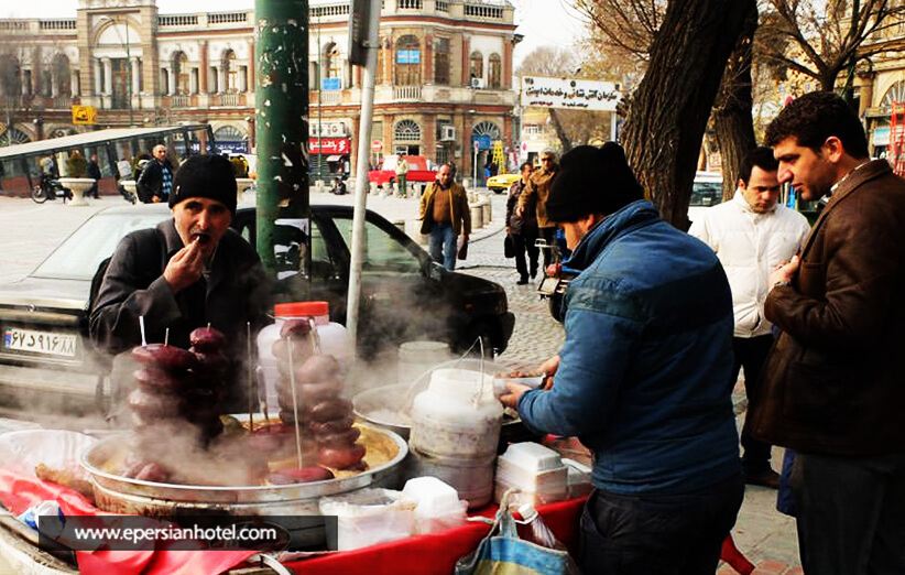 بساط لبوهای داغ تهران