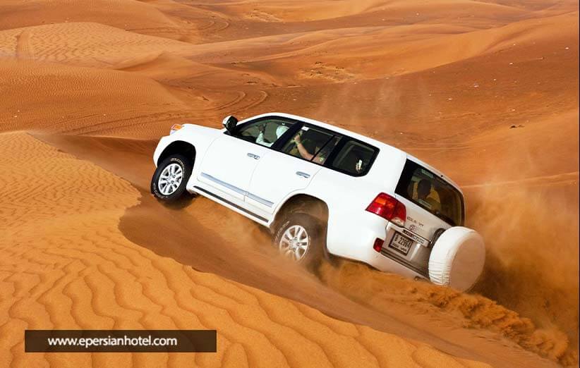 آفرود در کویر قوم تپه تبریز