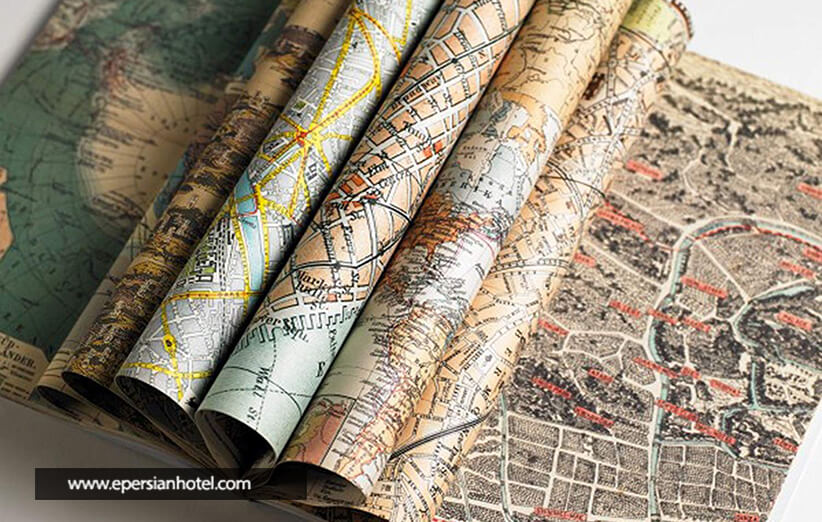 هتل های تهران روی نقشه