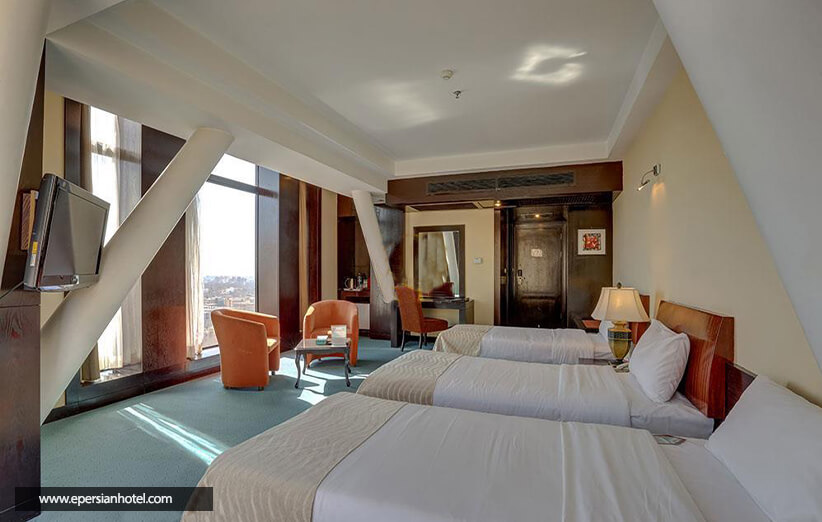 اتاق تریپل هتل چمران شیراز