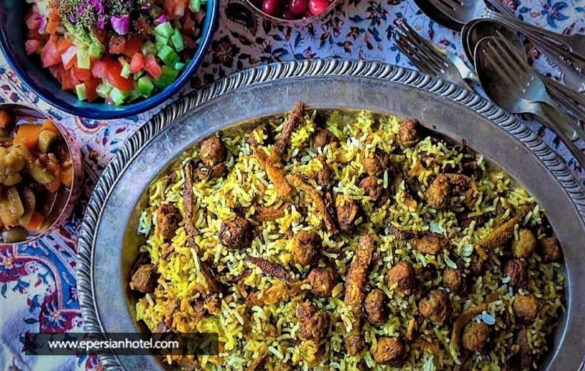 بهترین کلم پلو شیراز
