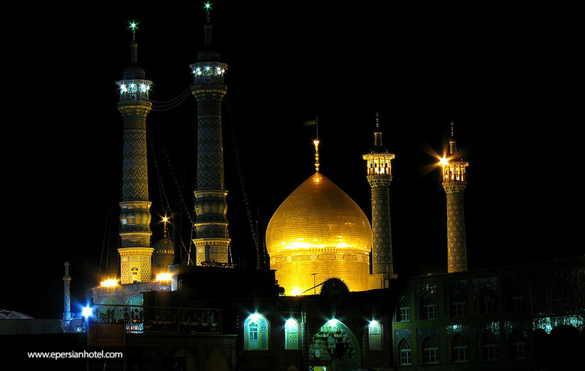 حرم مطهر حضرت فاطمه معصومه (س)، دومین مقصد گردشگری مذهبی در ایران .
