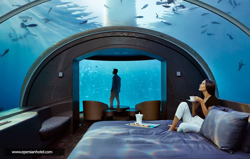 اتاق هتل فوق العاده جزایر کنراد Conrad Maldives Rangali