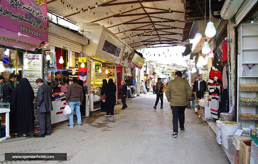 بازار سرشور مشهد و حمام مهدی قلی بیک