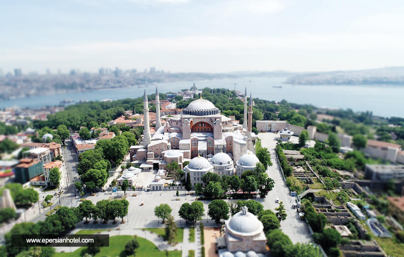 مسجد ایاصوفیه استانبول نماد کشور ترکیه