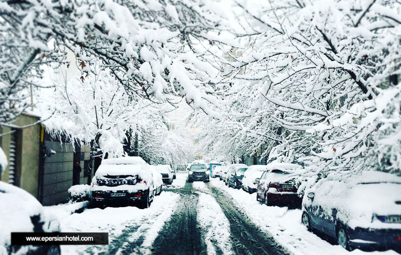 جاهای دیدنی تهران در زمستان