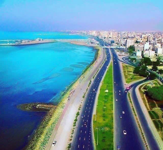 خیابان های نزدیک دریا در کیش