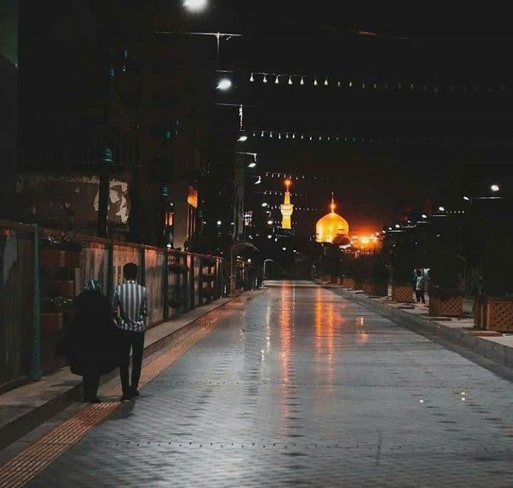 خیابان های منتهی به حرم مشهد