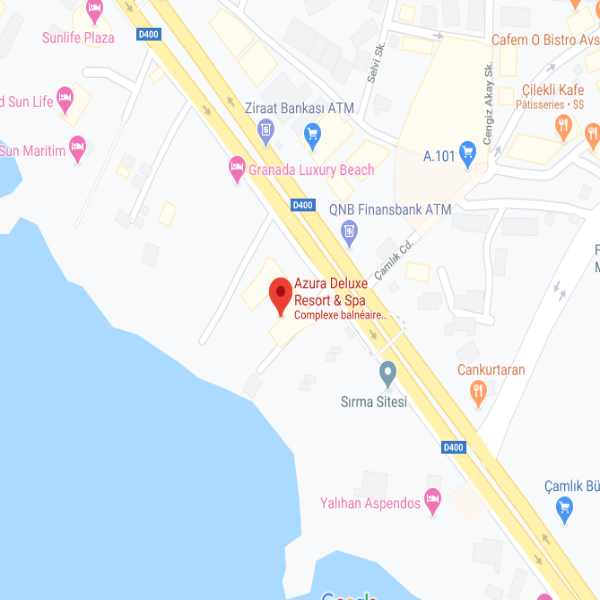 نقشه هتل آزورا دلوکس ریزورت اند اسپا آنتالیا