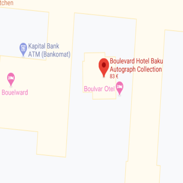 نقشه هتل بولوار اتوگراف کالکشن باکو