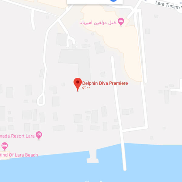 نقشه هتل دلفین دیوا آنتالیا