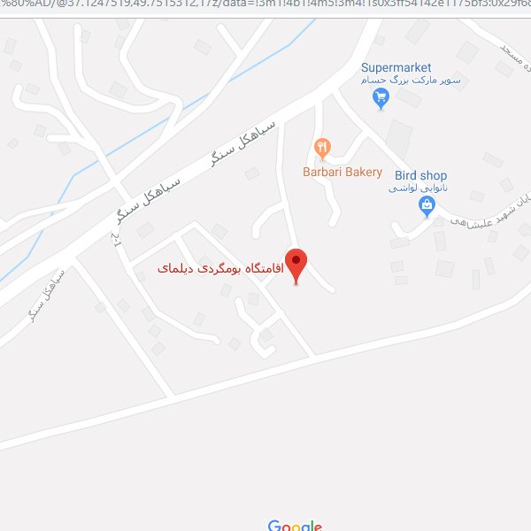 نقشه هتل دیلمای رشت