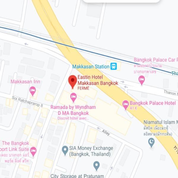نقشه هتل استین ماکاسان بانکوک