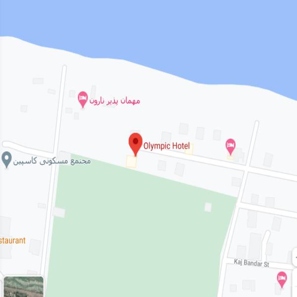 نقشه هتل المپیک انزلی