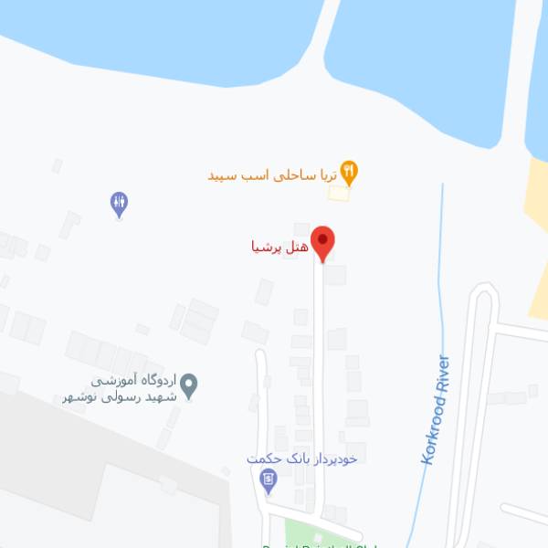 نقشه هتل پرشیا 3 نوشهر