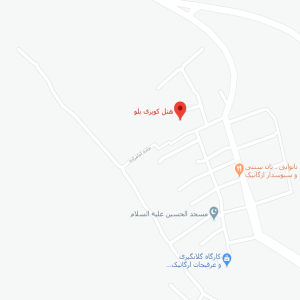 نقشه هتل یلو کاشان