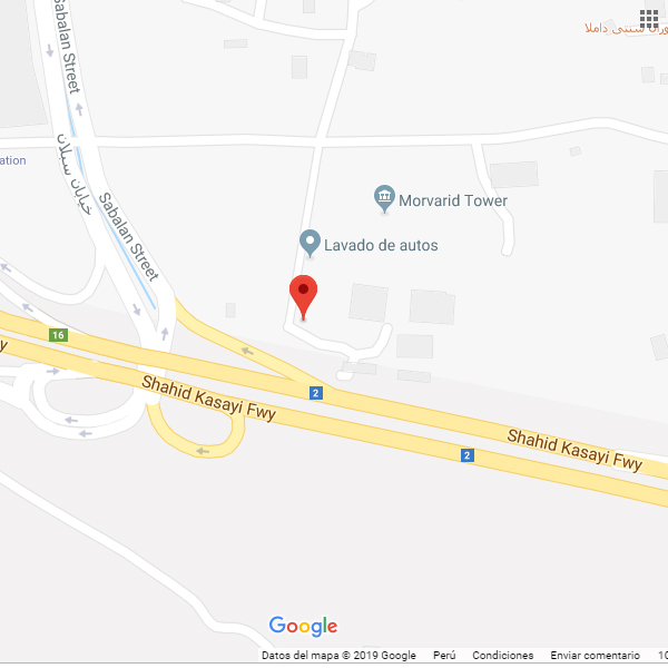 نقشه هتل آپارتمان کسری تبریز