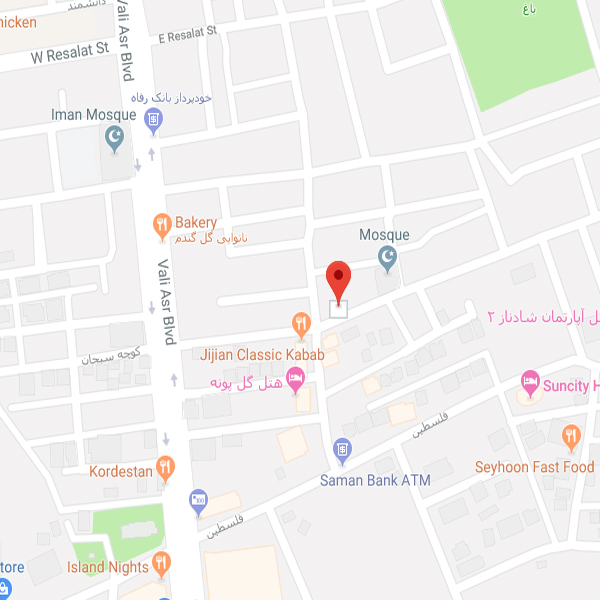 نقشه هتل کاوان 3 قشم