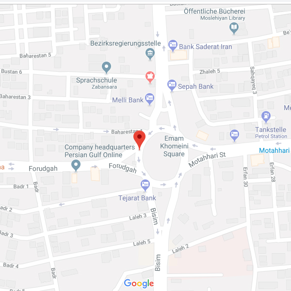 نقشه هتل مجتمع اقامتی ارکید بوشهر