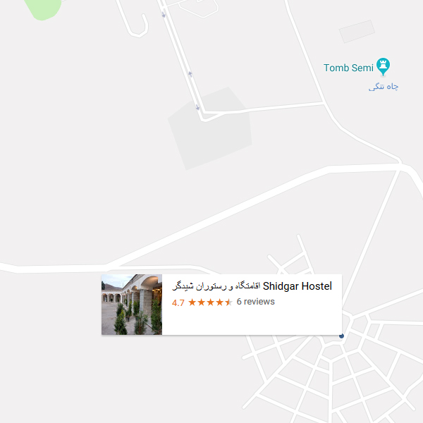 نقشه هتل اقامتگاه بومگردی شیدگر مرودشت