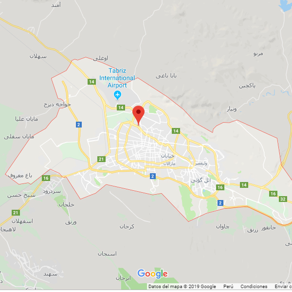 تصویر نقشه هتل اقامتگاه بومگردی تقی زاده تبریز