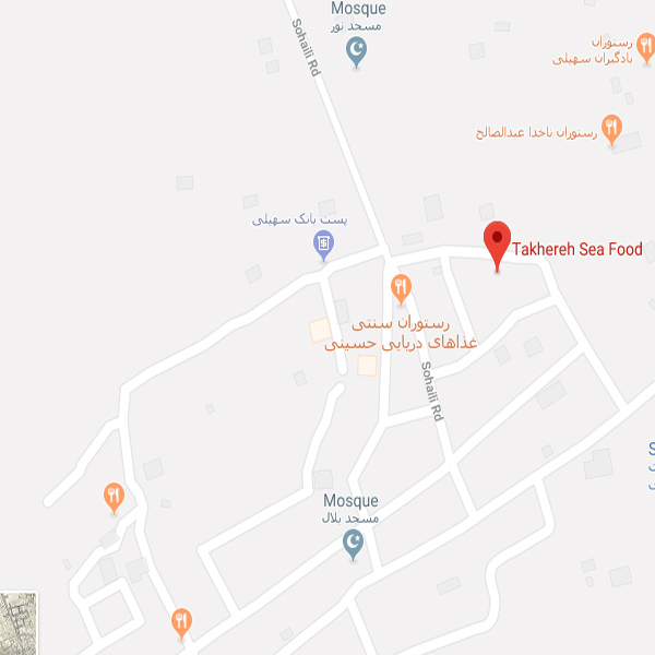 نقشه هتل اقامتگاه بومگردی تاخره قشم