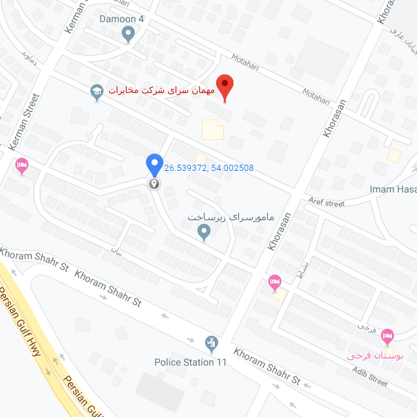 تصویر نقشه هتل طلوع کیش